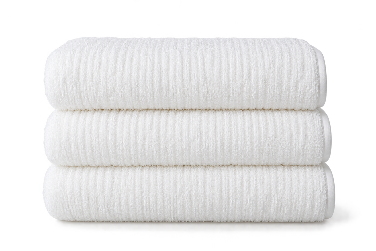 Turkish Cotton Luxury Towel (White)-thumbmail-1